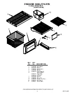 Preview for 4 page of KitchenAid KSSO42FMX03 Parts List