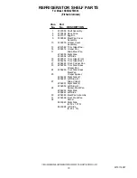 Preview for 10 page of KitchenAid KSSO42FMX03 Parts List