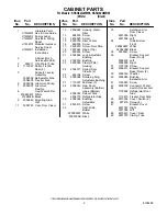 Предварительный просмотр 2 страницы KitchenAid KSSO42QMB00 Parts List