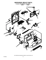 Предварительный просмотр 19 страницы KitchenAid KSSO42QMB00 Parts List