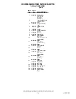 Preview for 16 page of KitchenAid KSSO42QMB03 Parts List