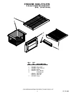 Preview for 4 page of KitchenAid KSSO42QTB00 Parts List