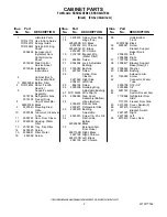 Предварительный просмотр 2 страницы KitchenAid KSSO42QTB02 Parts List