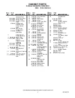 Preview for 2 page of KitchenAid KSSO42QTB03 Parts List