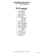 Preview for 20 page of KitchenAid KSSO42QTB03 Parts List