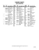 Предварительный просмотр 2 страницы KitchenAid KSSO48FMX00 Parts List