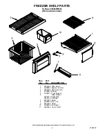 Предварительный просмотр 4 страницы KitchenAid KSSO48FMX00 Parts List