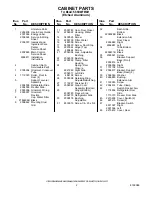 Предварительный просмотр 2 страницы KitchenAid KSSO48FMX01 Parts List