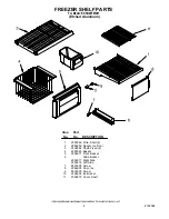 Предварительный просмотр 4 страницы KitchenAid KSSO48FMX01 Parts List