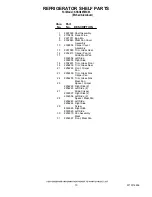 Preview for 10 page of KitchenAid KSSO48FMX03 Parts List