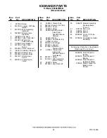 Preview for 22 page of KitchenAid KSSO48FMX03 Parts List