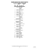 Preview for 16 page of KitchenAid KSSO48QMB00 Parts List