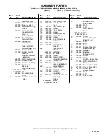 Предварительный просмотр 2 страницы KitchenAid KSSO48QMB01 Parts List