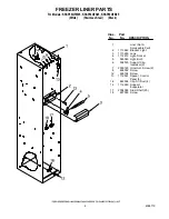 Preview for 4 page of KitchenAid KSSP36QFB05 Parts List