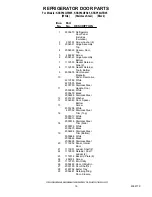 Preview for 16 page of KitchenAid KSSP36QFB05 Parts List