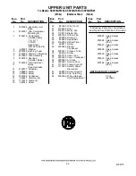 Preview for 22 page of KitchenAid KSSP36QFB05 Parts List