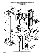 Предварительный просмотр 11 страницы KitchenAid KSSP36QKS01 Parts List