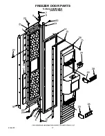 Предварительный просмотр 17 страницы KitchenAid KSSP36QKS01 Parts List