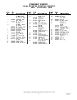 Предварительный просмотр 2 страницы KitchenAid KSSP42MFB05 Parts List