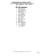 Preview for 10 page of KitchenAid KSSP42QHB00 Parts List