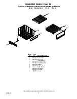 Preview for 11 page of KitchenAid KSSP42QHB00 Parts List