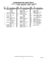 Preview for 16 page of KitchenAid KSSP42QHB00 Parts List