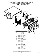 Предварительный просмотр 12 страницы KitchenAid KSSP48MFB05 Parts List