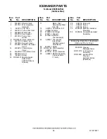 Preview for 26 page of KitchenAid KSSP48QTS - s Parts List