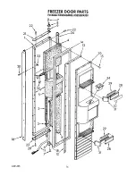 Preview for 22 page of KitchenAid KSSS36DAW00 Parts List