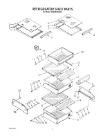 Предварительный просмотр 15 страницы KitchenAid KSSS36DAW01 Parts List