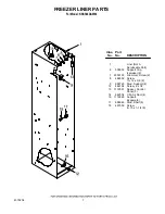 Предварительный просмотр 7 страницы KitchenAid KSSS36DAW04 Parts List