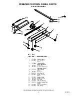 Предварительный просмотр 8 страницы KitchenAid KSSS36DAW04 Parts List