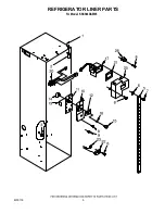 Предварительный просмотр 5 страницы KitchenAid KSSS36DAW05 Parts List