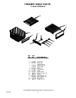 Предварительный просмотр 9 страницы KitchenAid KSSS36DAW05 Parts List