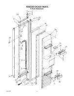 Предварительный просмотр 21 страницы KitchenAid KSSS36DAX01 Parts List