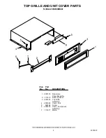 Предварительный просмотр 4 страницы KitchenAid KSSS36DBX00 Parts List