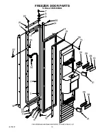 Предварительный просмотр 13 страницы KitchenAid KSSS36DBX00 Parts List