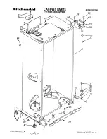 Предварительный просмотр 1 страницы KitchenAid KSSS36DWW00 Parts List