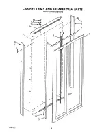 Предварительный просмотр 3 страницы KitchenAid KSSS36DWW00 Parts List