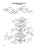 Предварительный просмотр 15 страницы KitchenAid KSSS36DWW00 Parts List