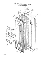 Предварительный просмотр 19 страницы KitchenAid KSSS36DWW00 Parts List