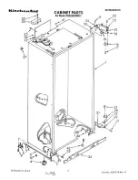 Предварительный просмотр 1 страницы KitchenAid KSSS36DWW01 Parts List