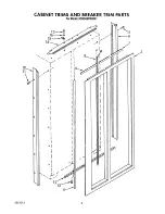 Предварительный просмотр 3 страницы KitchenAid KSSS36DWW01 Parts List