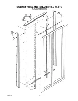 Preview for 3 page of KitchenAid KSSS36DWW02 Parts List