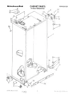 KitchenAid KSSS36DWX00 Parts List предпросмотр