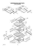 Предварительный просмотр 16 страницы KitchenAid KSSS36DWX02 Parts List