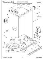 Предварительный просмотр 1 страницы KitchenAid KSSS36FJB00 Parts List