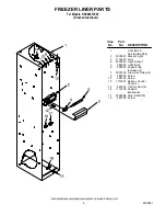 Предварительный просмотр 4 страницы KitchenAid KSSS36FJX00 Parts List