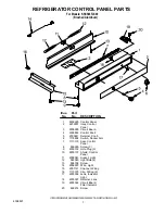 Предварительный просмотр 7 страницы KitchenAid KSSS36FJX00 Parts List