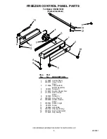 Предварительный просмотр 8 страницы KitchenAid KSSS36FJX00 Parts List